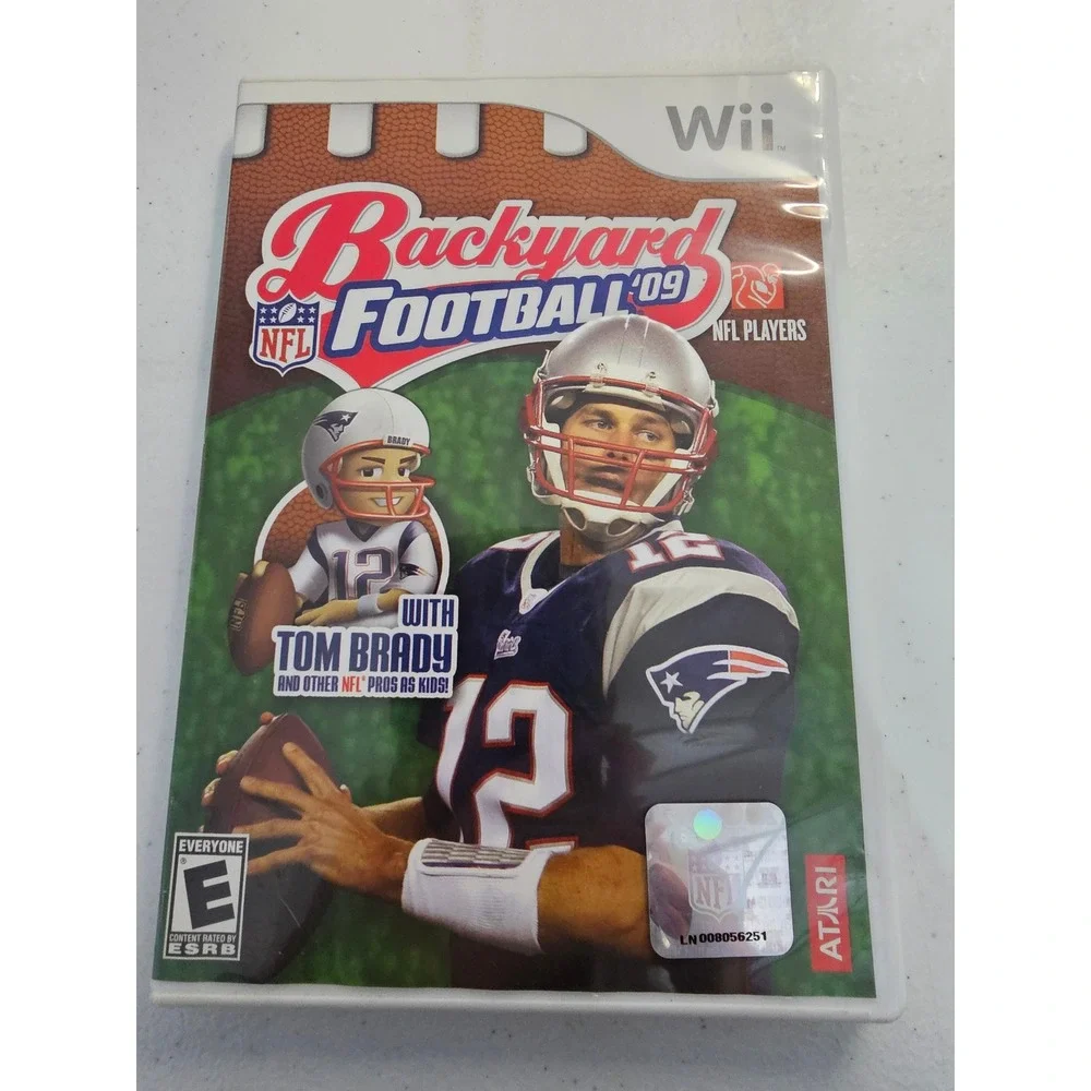 Backyard Football 09 NFL Players Wii‎ Video Game Tom Brady
